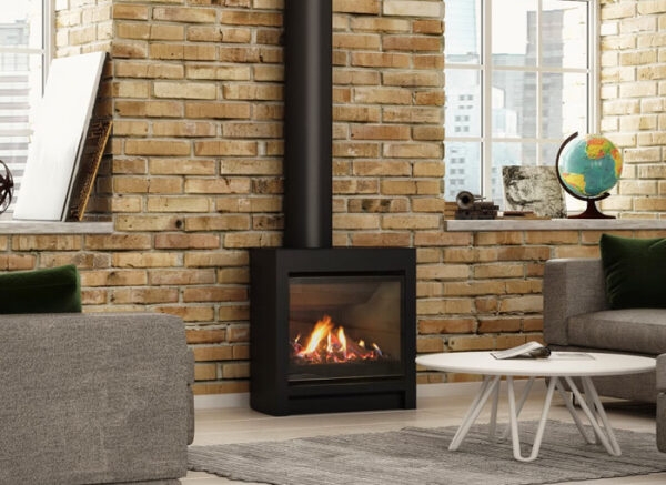 ESCEA DFS730 - Freestanding Gas Fireplace