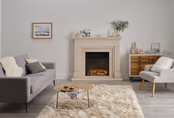 British Fires New Forest 650sq Electric Fireplace