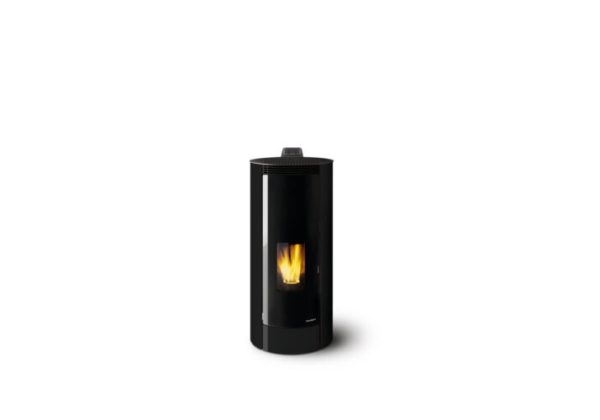 Palazzetti Pellet Stove Ecofire Melita 6kw - Black Steel