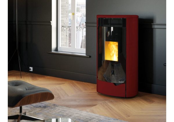 Palazzetti Nadine TC 13kW - Burgundy Ceramic