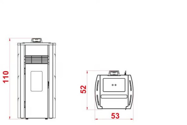 Palazzetti Lia 8Kw - Beige - Image 2