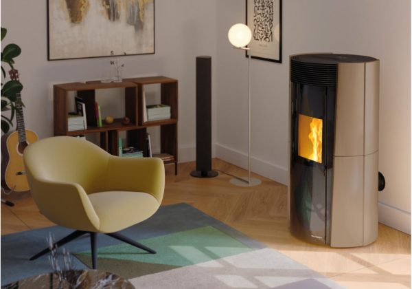 Palazzetti Lilibet TC 13kw - Caffellatte Ceramic