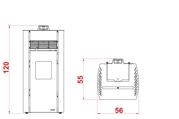 Palazzetti Bianca Lux 12kw - Bianco (White) - Image 2